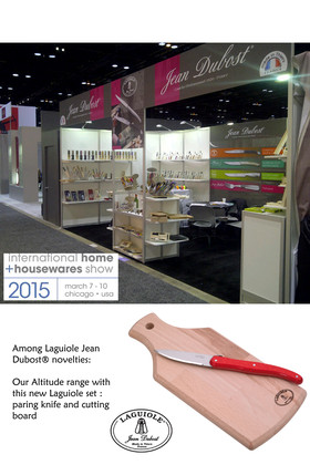 Jean Dubost exports his 100 % made in France on the international fair Home + Housewares Show in Chicago