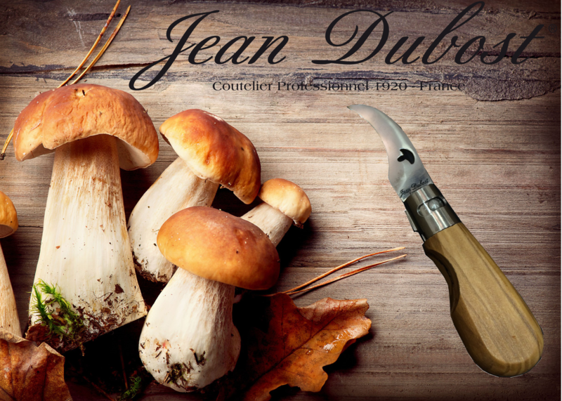 Frérot mushroom knife by Jean Dubost, 100% made in France