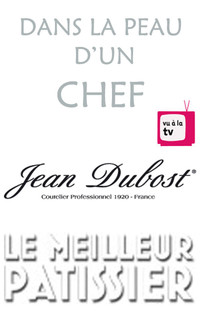 Jean Dubost partner of french culinary TV show