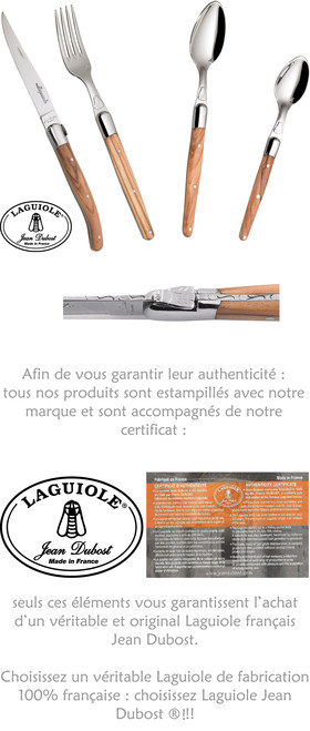 Laguiole Jean Dubost®, l'assurance d'une fabrication française traditionnelle et authentique