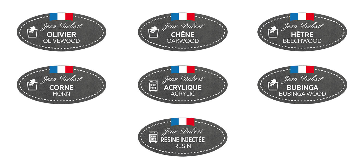 Jean Dubost stickers infos-matiere