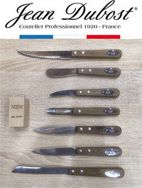 Jean Dubost french knives walnut range
