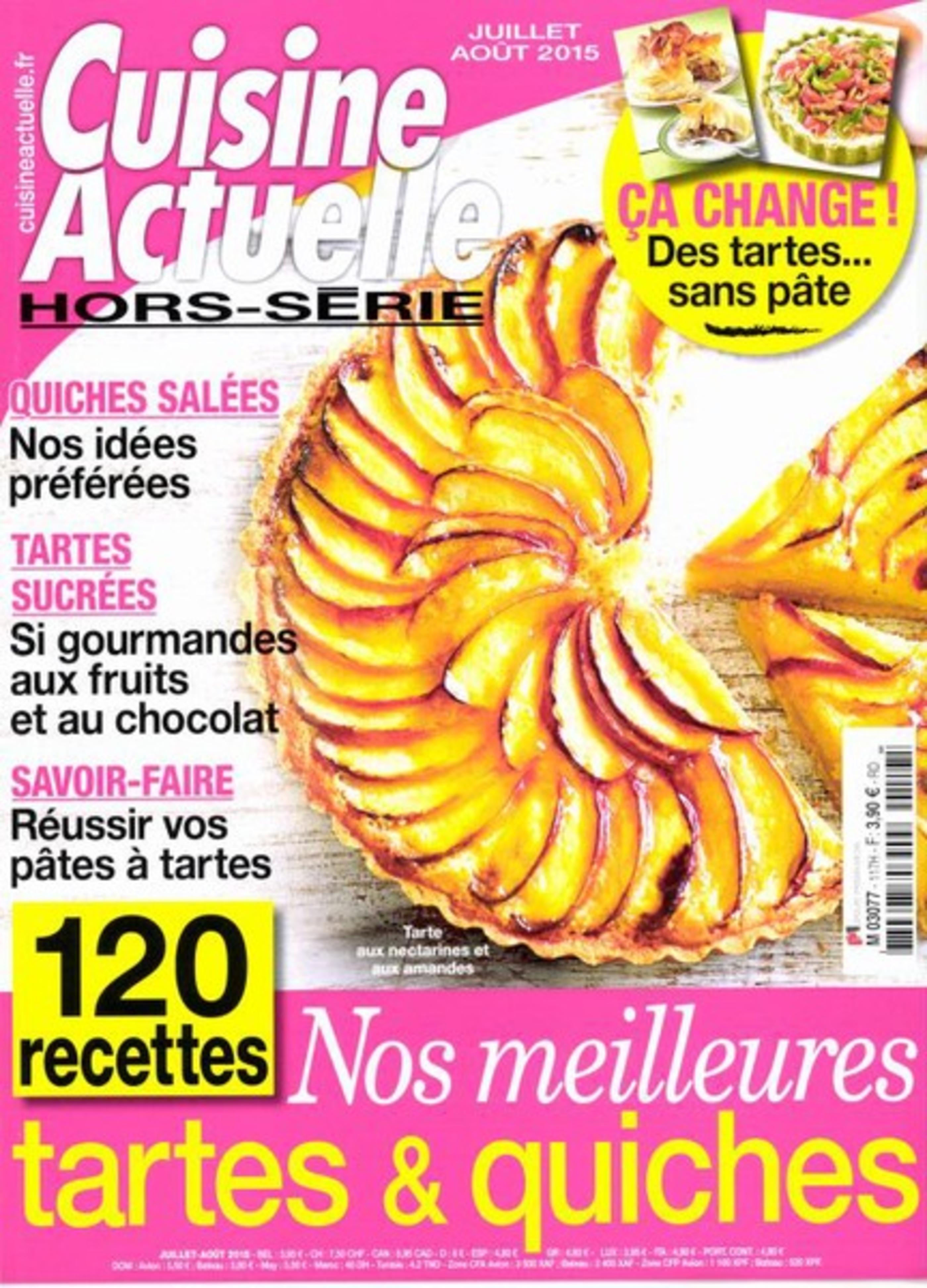 Couverts Jean Dubost, Cuisine Actuelle hors série Juillet Aôut 2015