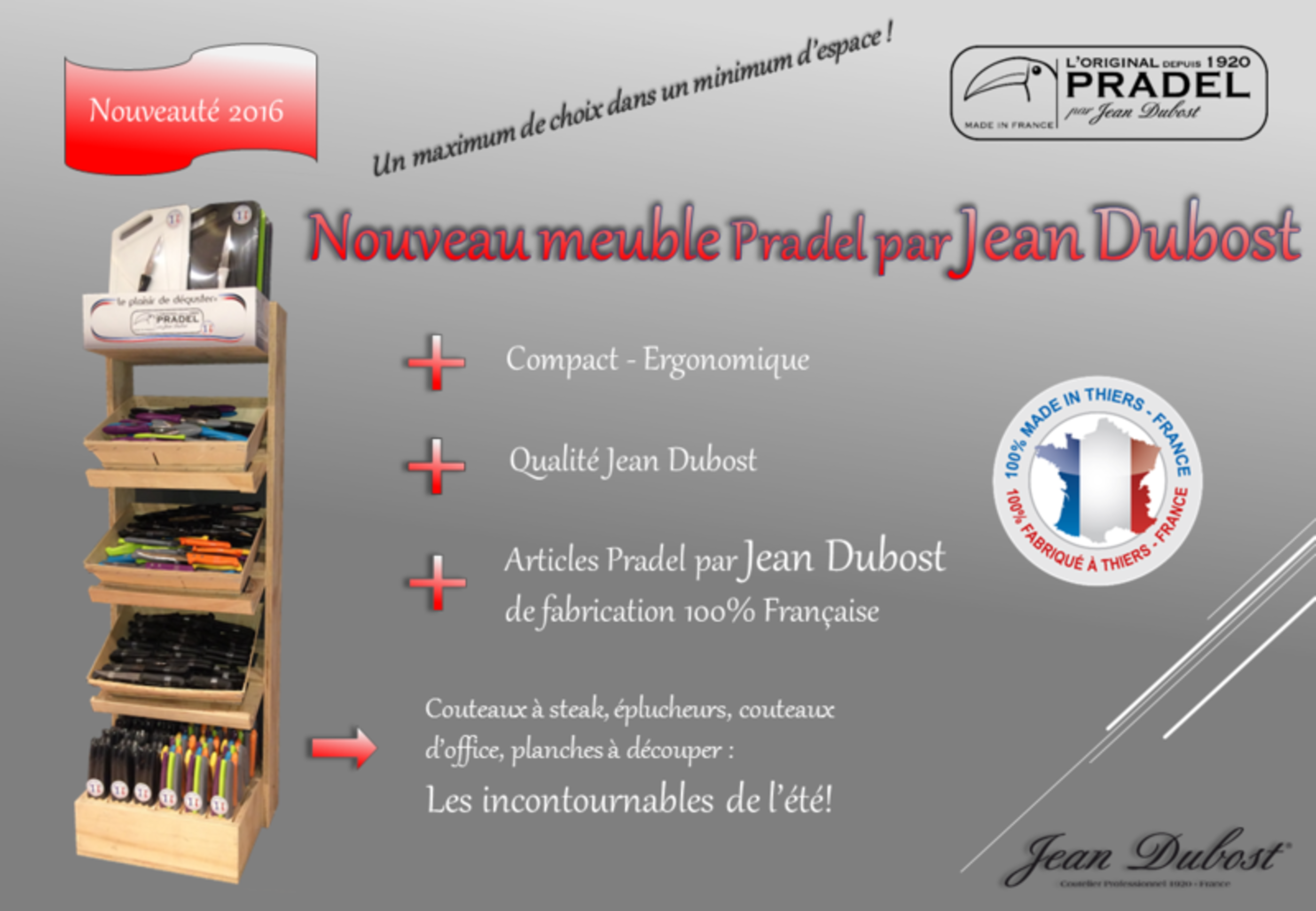 Mobilier Pradel par Jean Dubost