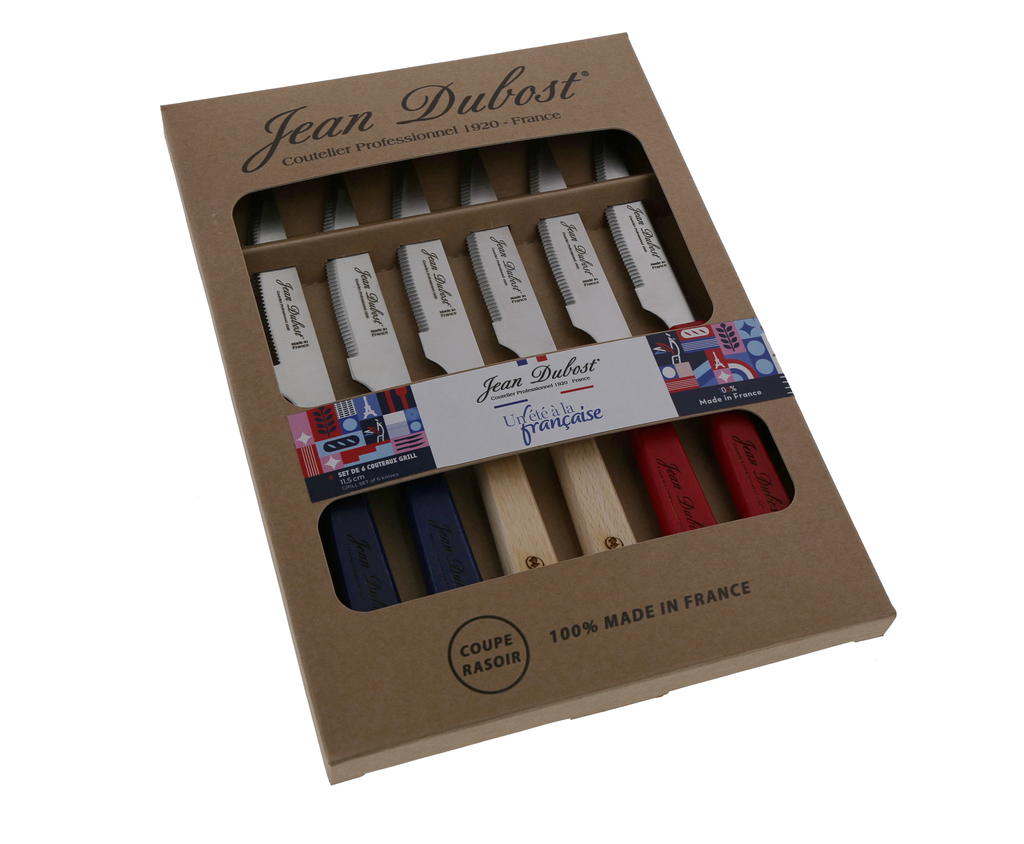 Coffret 6 couteaux grill Jean Dubost un été à la française made in France