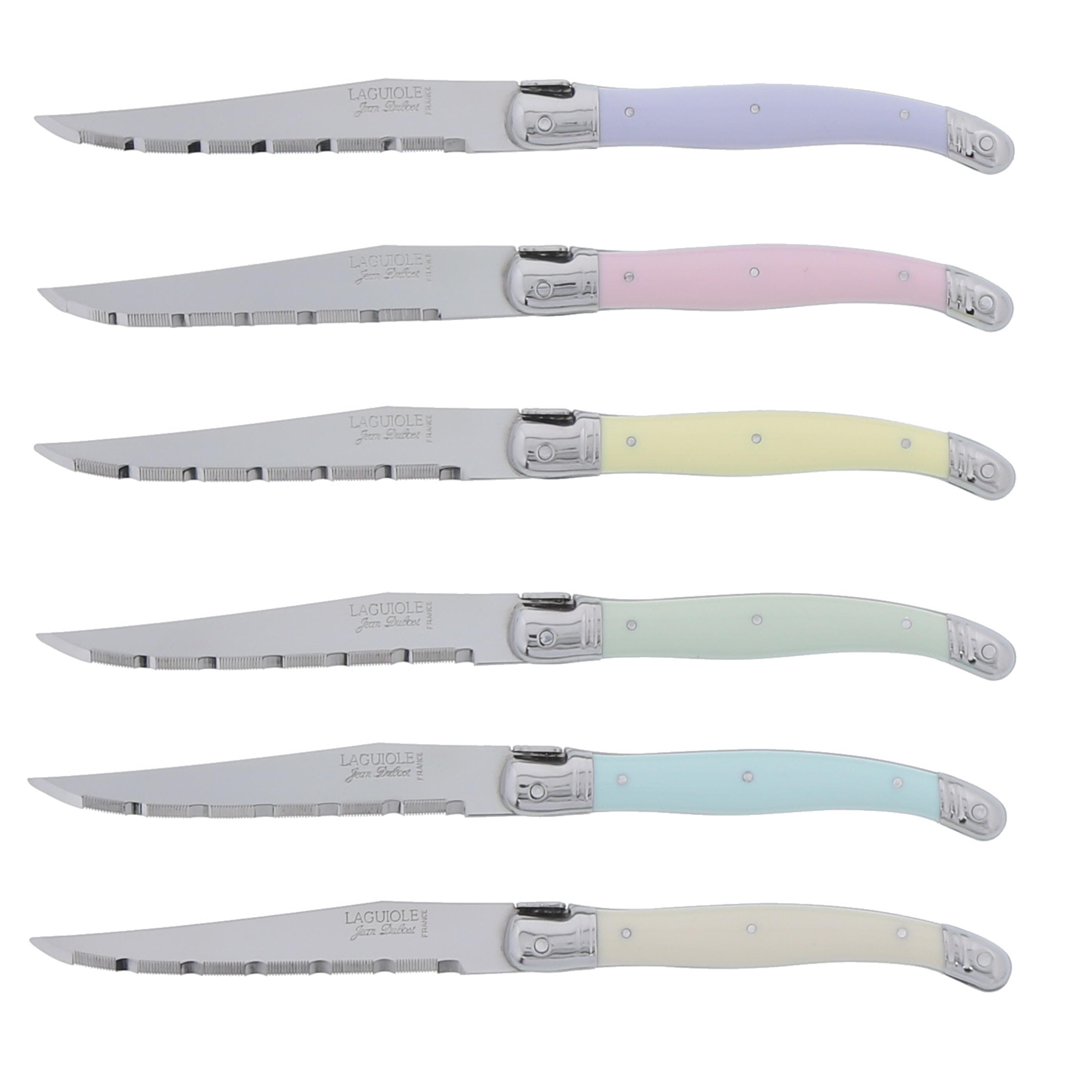 Ménagère Laguiole Jean Dubost coloris pastel