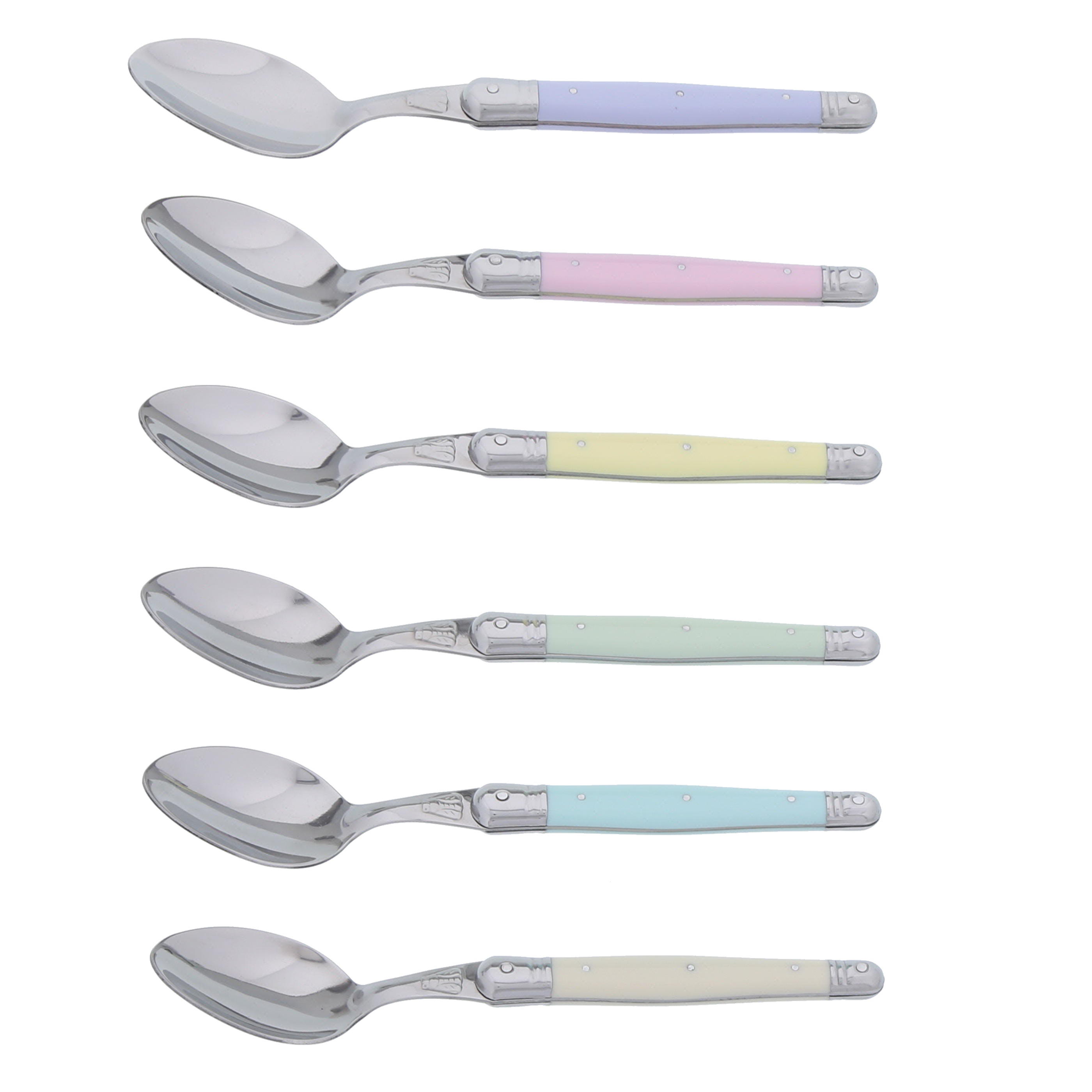 Ménagère Laguiole Jean Dubost coloris pastel